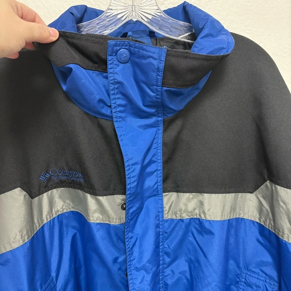 Columbia Men’s Bugaboo Jacket Vintage XL Colorblock Outdoors windbreaker Ski 90s
